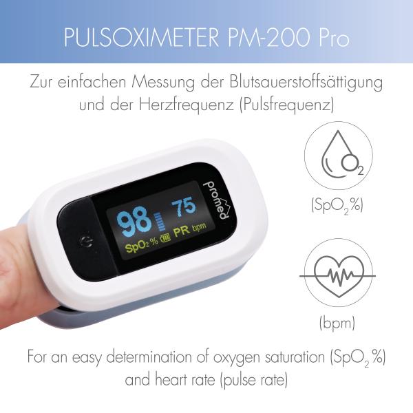Fingerpulsoxymeter PM-200 Pro